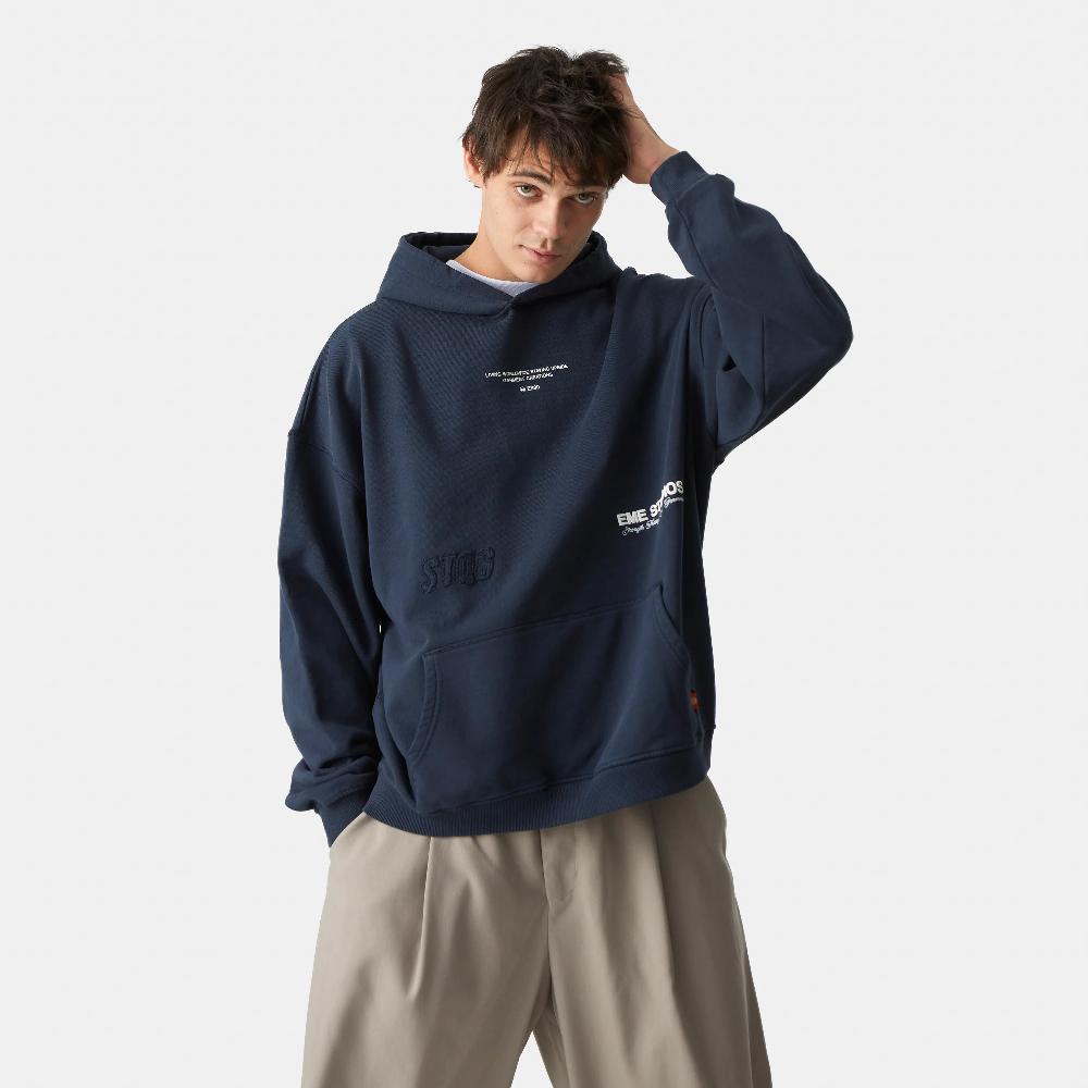 Eme Jack Navy Oversized Hoodie Liquidación