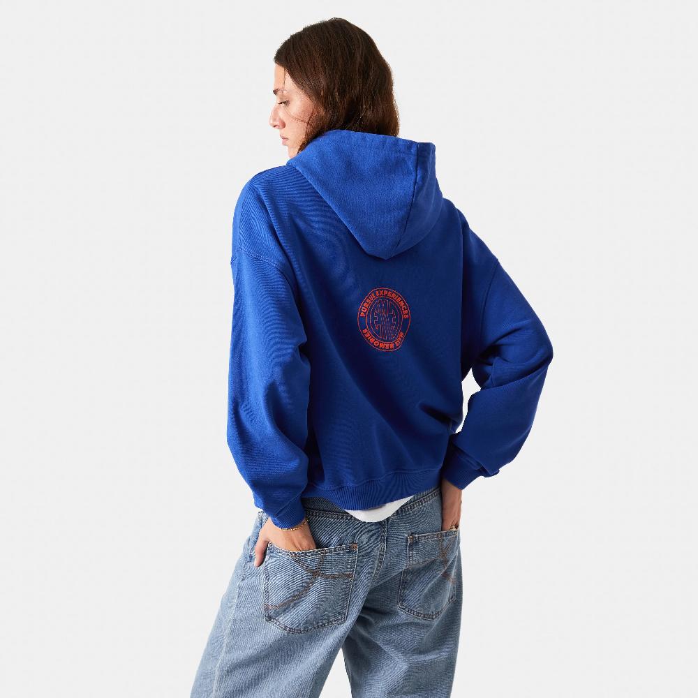 Eme Infinite Blue Oversized Hoodie Envío internacional gratuito