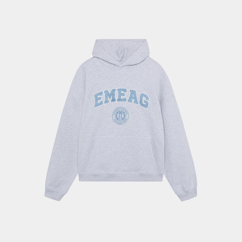 Eme Universitè Heather Grey Oversized Hoodie En oferta
