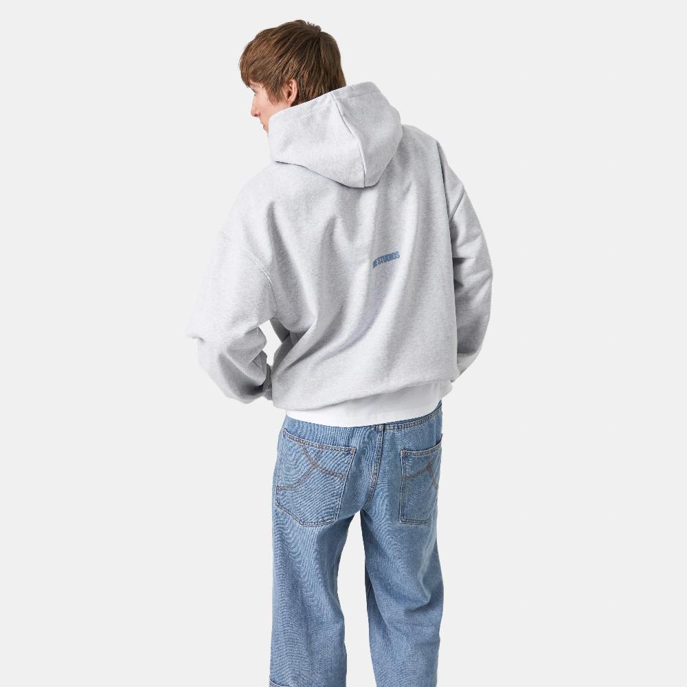 Eme Universitè Heather Grey Oversized Hoodie En oferta