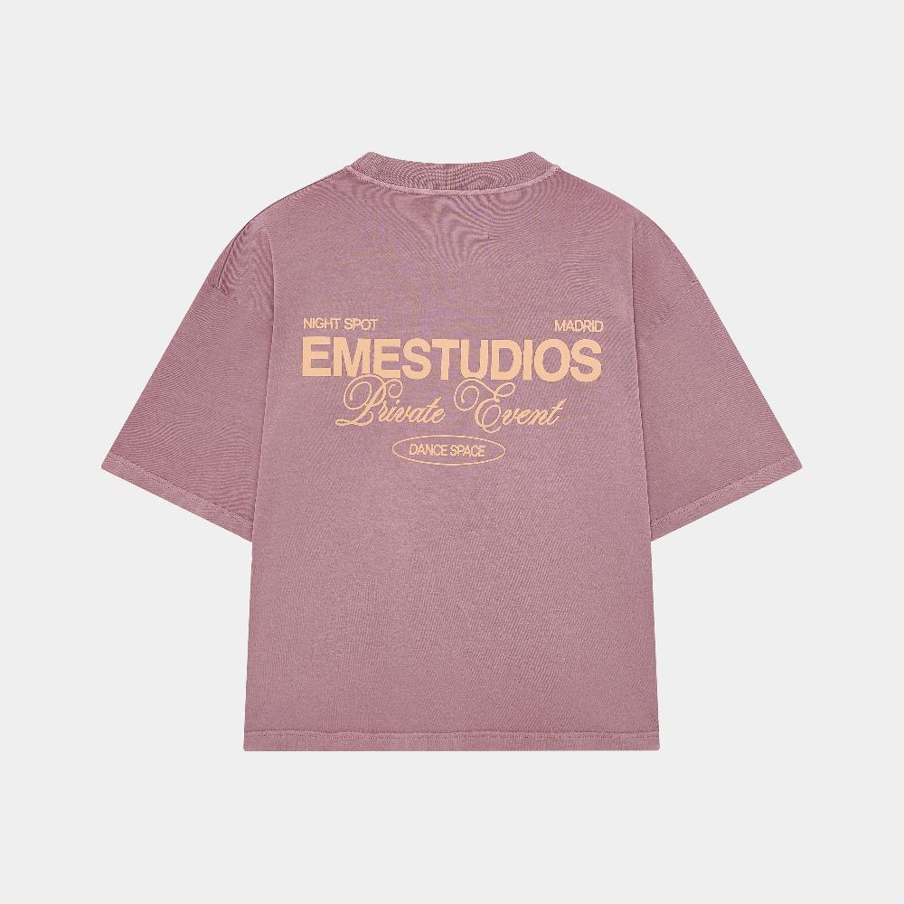 Eme Disco Merlot Oversized tee Libre de impuestos