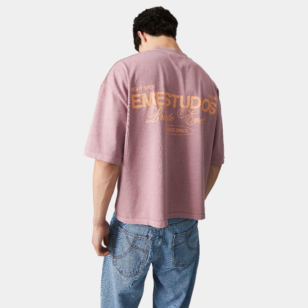 Eme Disco Merlot Oversized tee Libre de impuestos