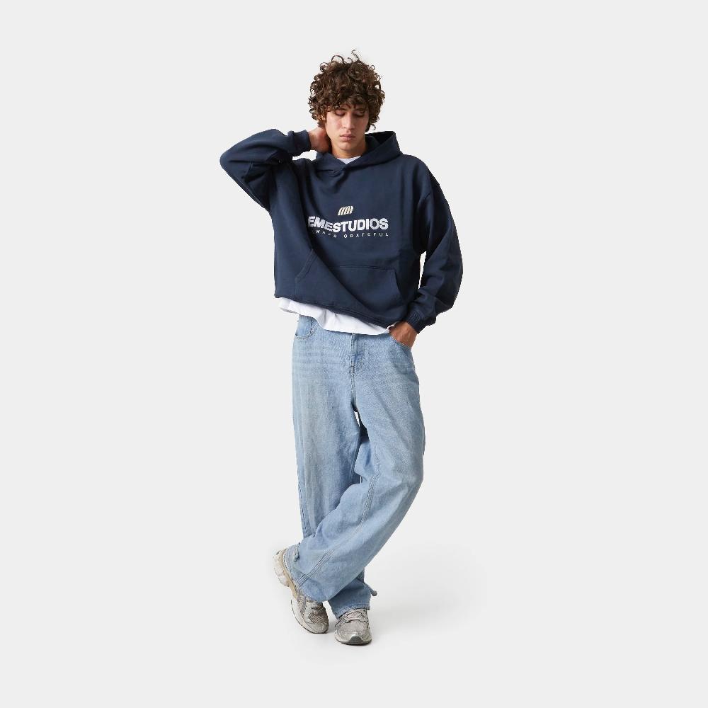 Eme Hallmark Navy Oversized Hoodie Ofertas de temporada