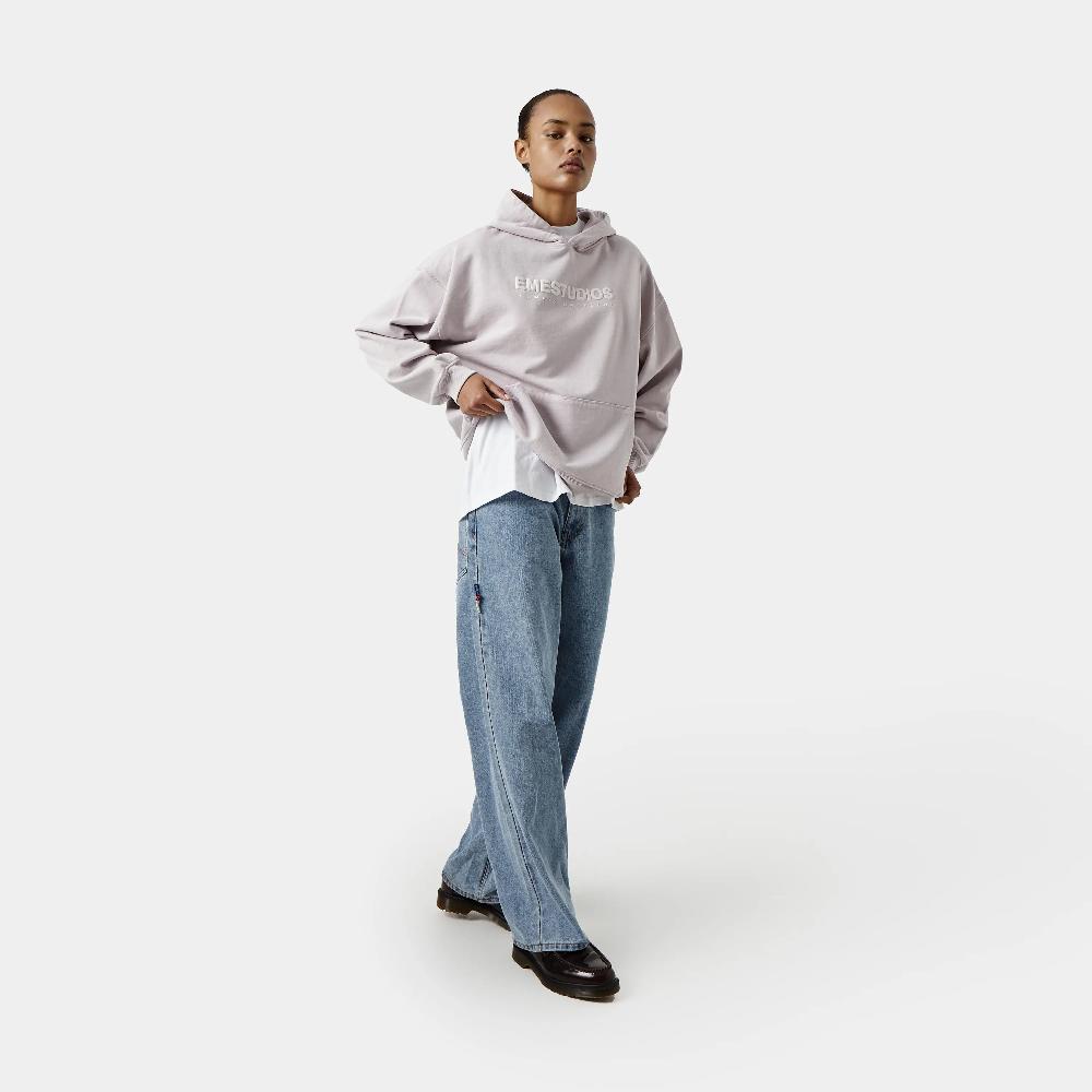 Eme Unwind Lilac Oversized Hoodie Rebajas de fin de temporada