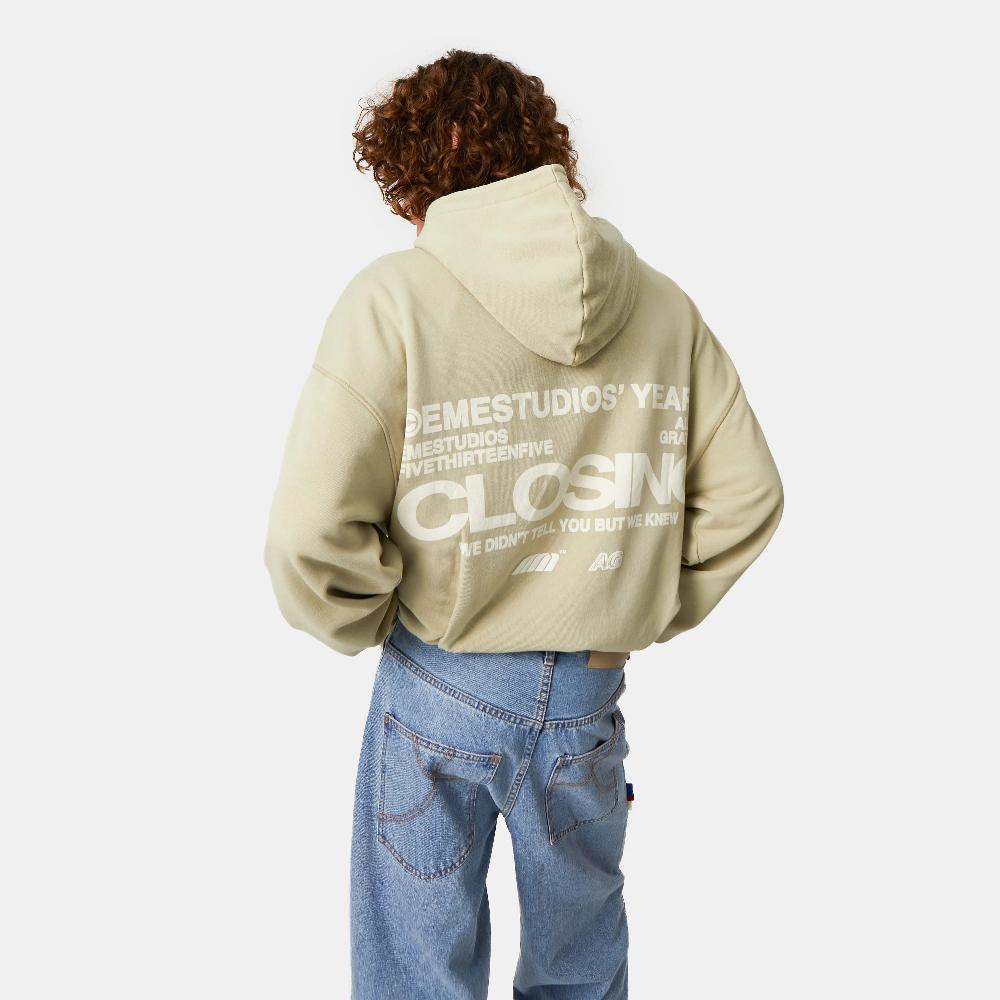 Eme Closing Moss Oversized Hoodie Devoluciones gratuitas