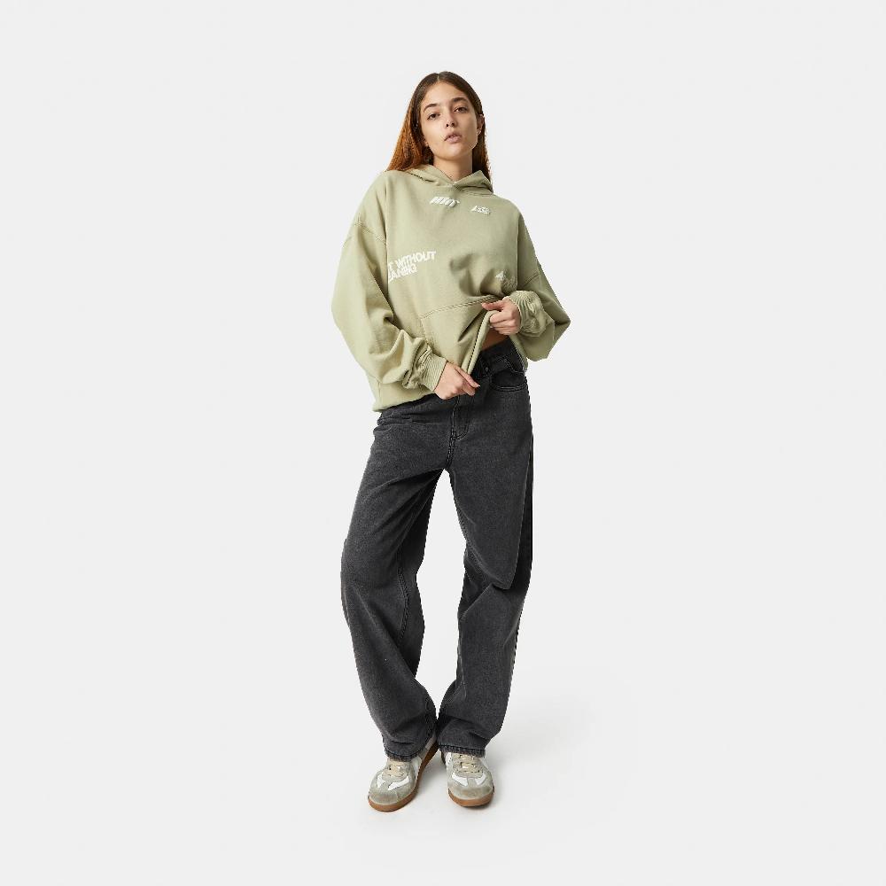 Eme Closing Moss Oversized Hoodie Devoluciones gratuitas