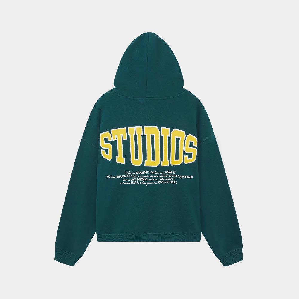 Eme Wrap Up Petrol Oversized Hoodie En línea