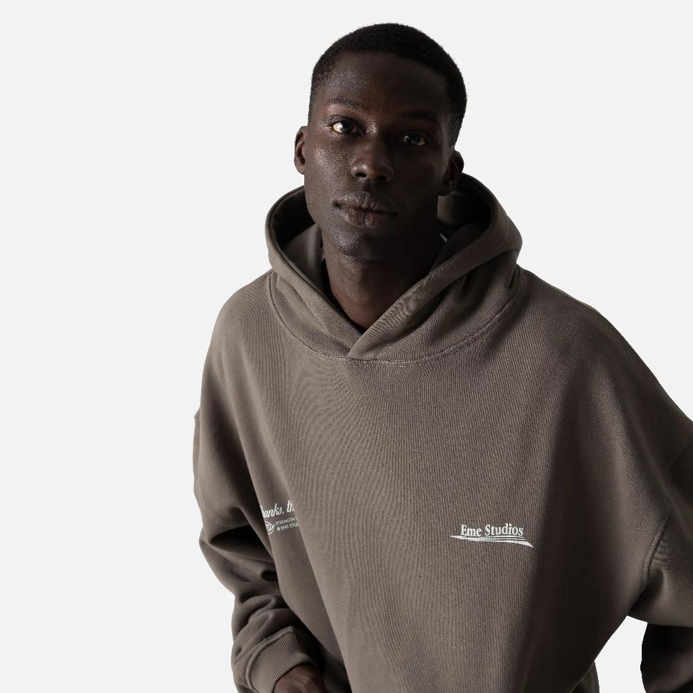 Eme Rush Muddy Brown Oversized Hoodie Ofertas