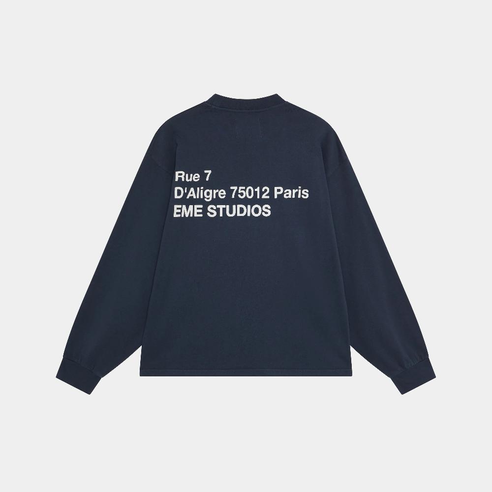 Eme Bastille Navy Long Sleeve Rebajas baratas