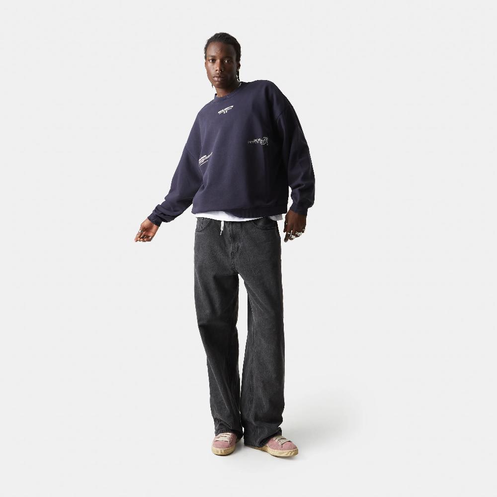 Eme Phantom Navy Oversized Mockneck Los más vendidos