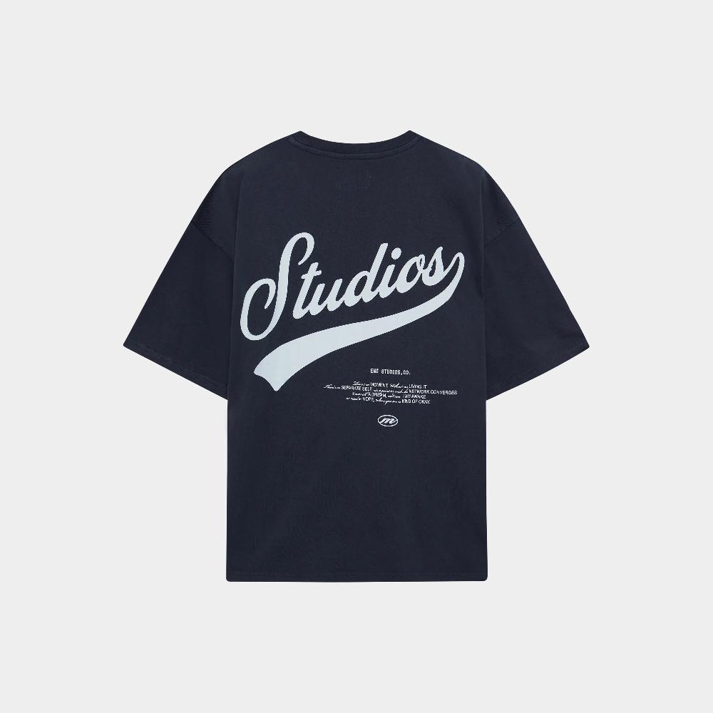 Eme High School Navy Oversized Tee