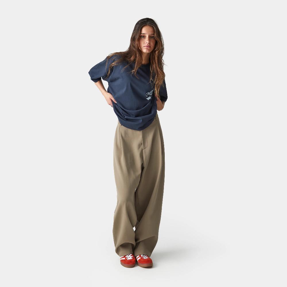 Eme High School Navy Oversized Tee Descuento