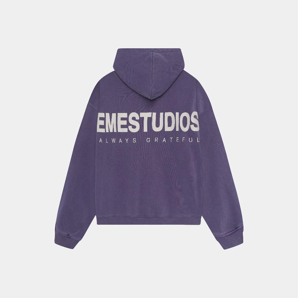 Eme Serenity Velvet Oversized Hoodie Tienda
