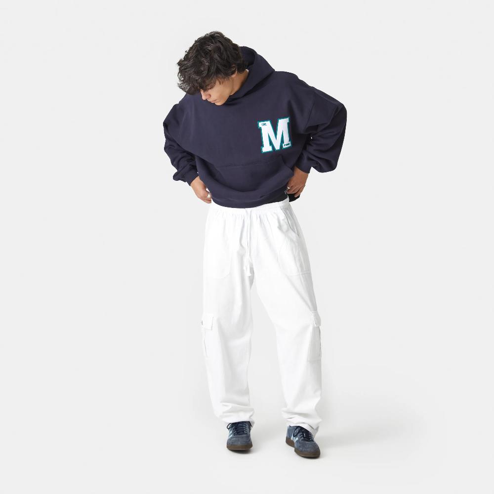 Eme Wrap Up Navy Oversized Hoodie Mejor oferta