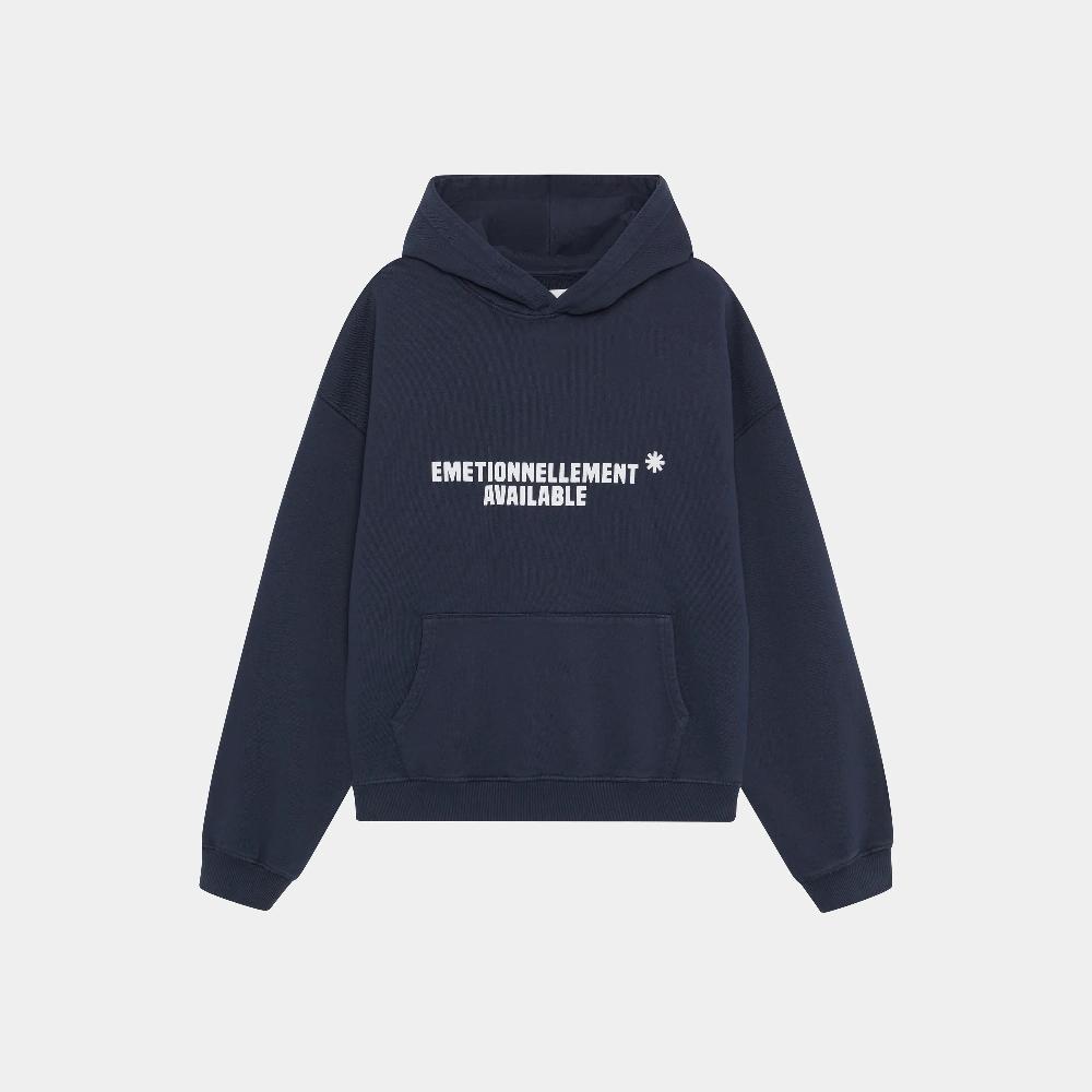 Eme Adore Navy Oversized Hoodie Rebajas online