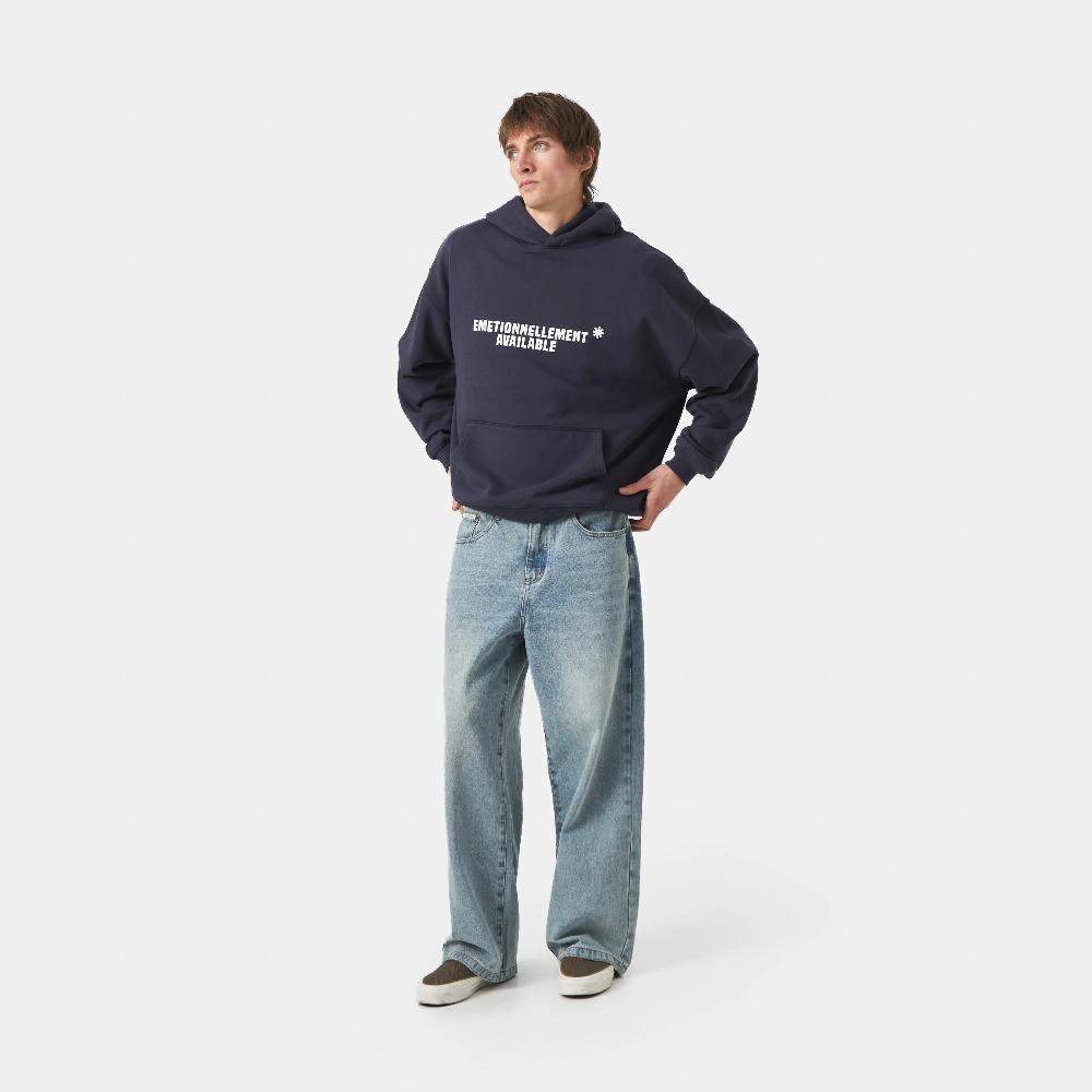 Eme Adore Navy Oversized Hoodie Rebajas online