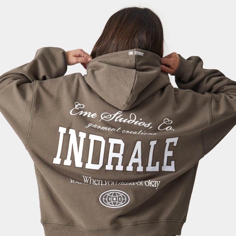 Eme Acceptance Muddy Brown Oversized Hoodie Envío gratis