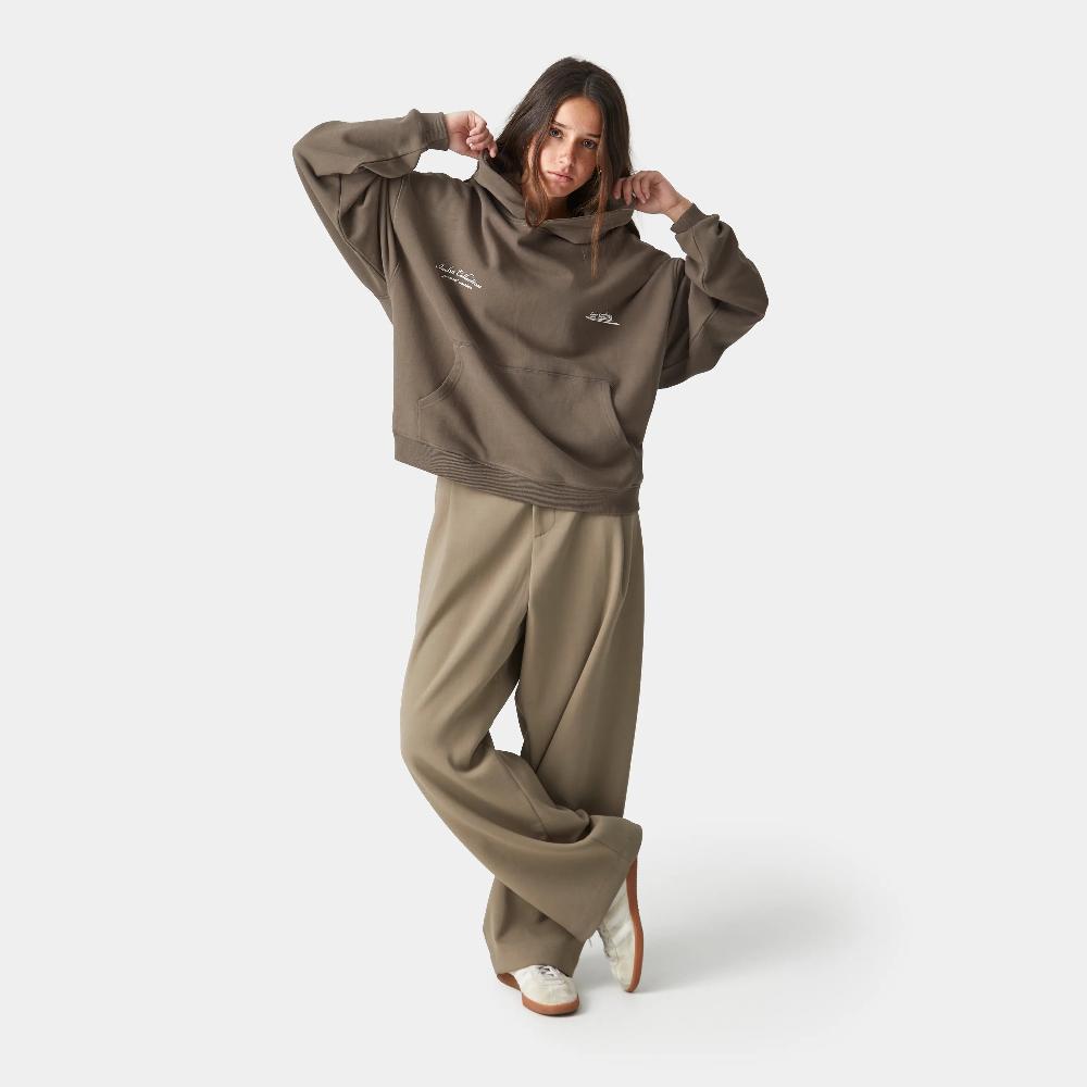 Eme Acceptance Muddy Brown Oversized Hoodie Envío gratis