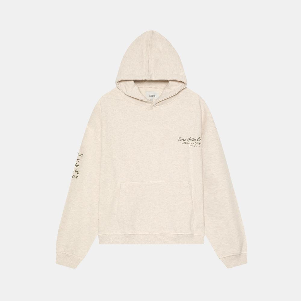 Eme 5135 Off Sand Oversized Hoodie Últimos 2 días