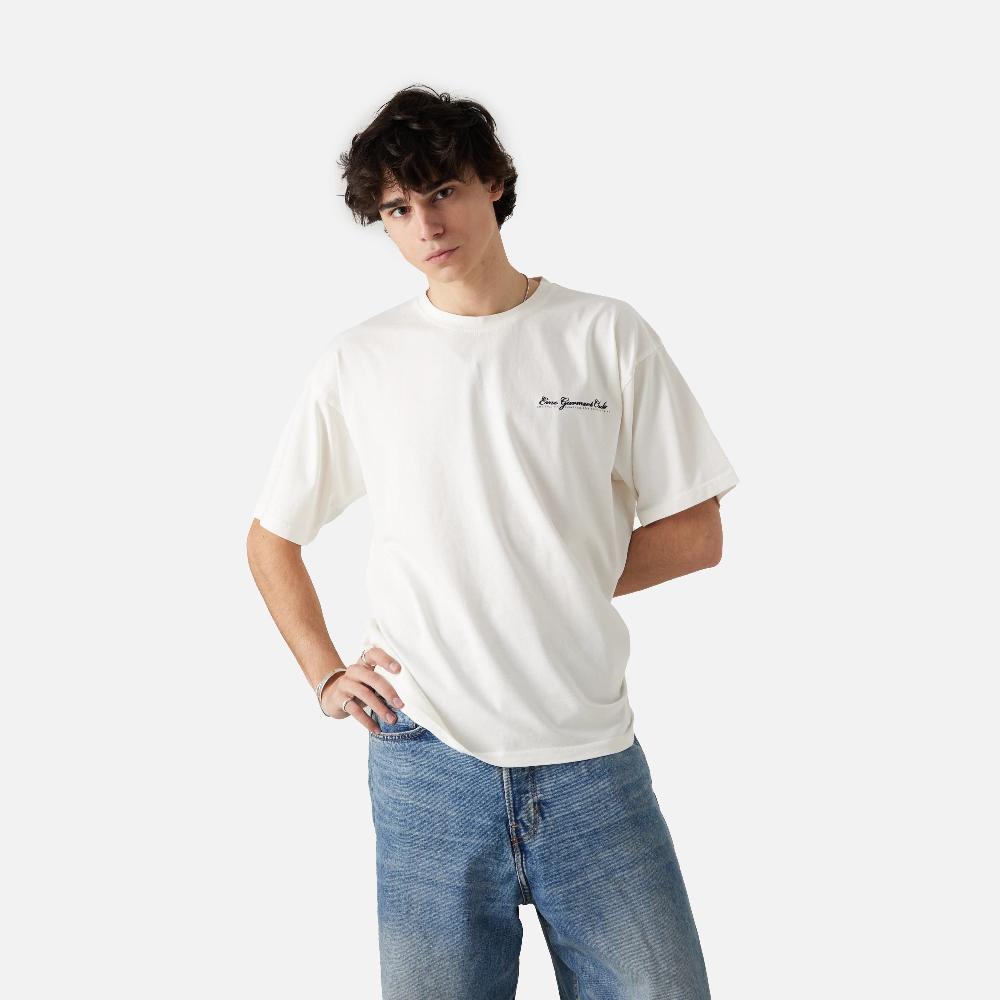 Eme Loungewear Cream Oversized Tee Solo hoy