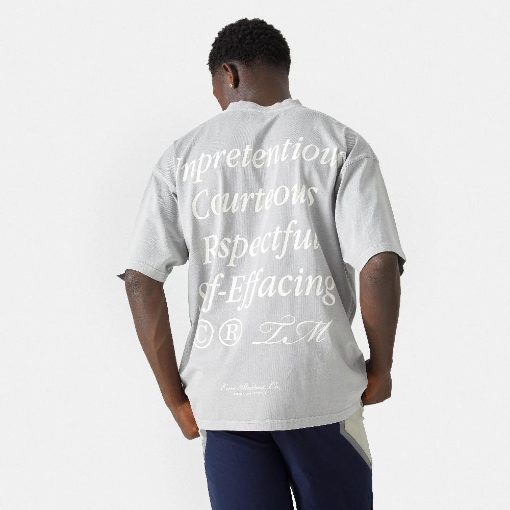 Eme Construction Stone Oversized Tee Última moda