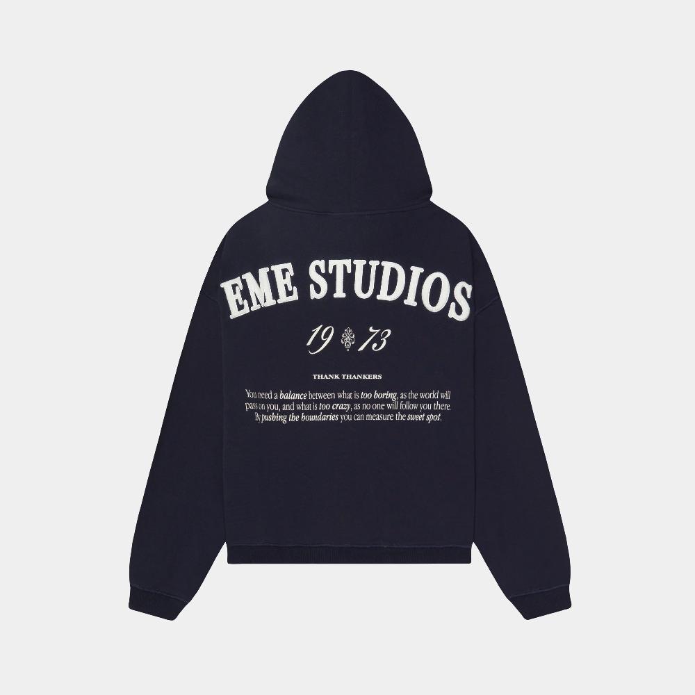 Eme Nexus Dark Navy Oversized Hoodie Ofertas especiales