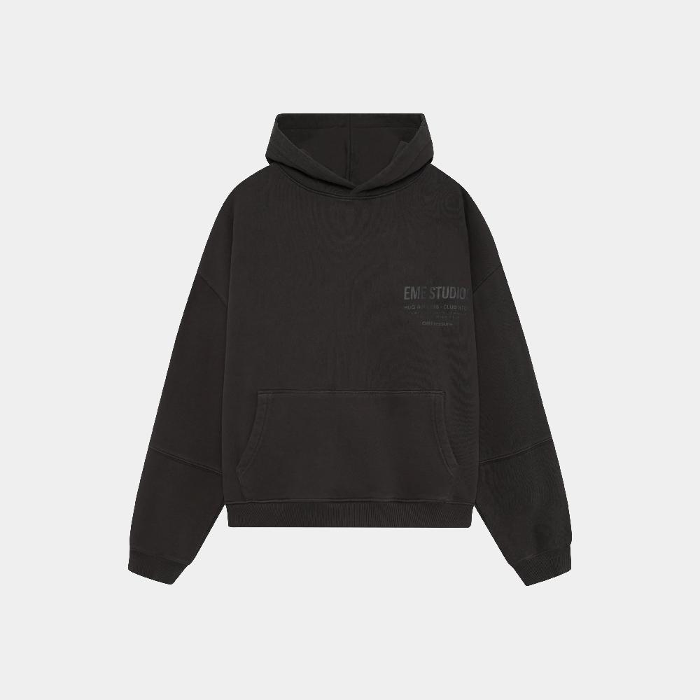 Eme Off Pressure Ebony Oversized Hoodie Precio ultrabajo