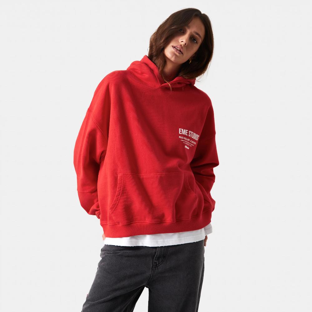 Eme Off Pressure Ruby Oversized Hoodie Venta caliente