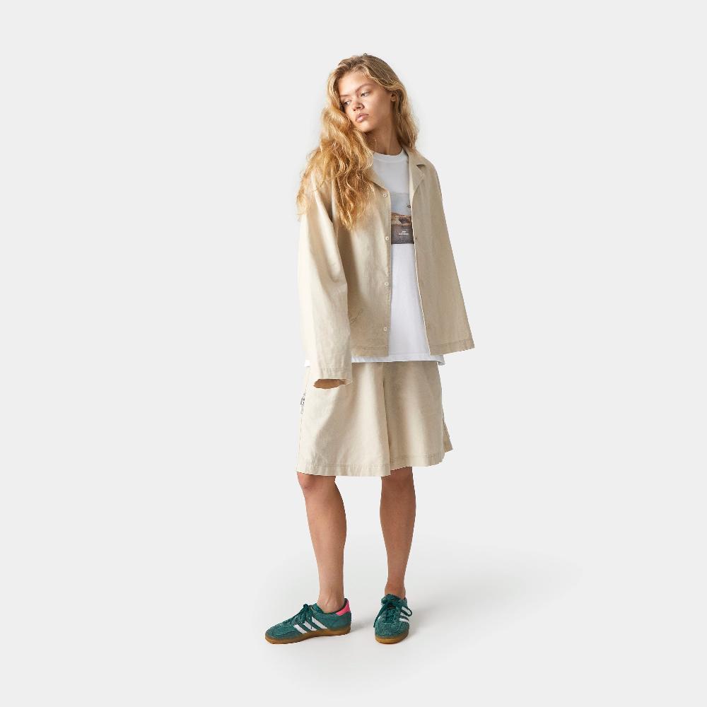 Eme Quarry Off Sand Linen Shirt Gran oferta