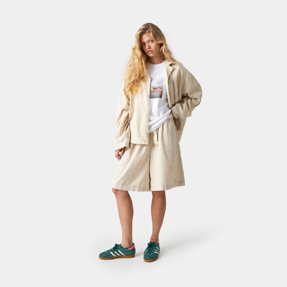 Eme Quarry Off Sand Linen Shorts Rebajas baratas