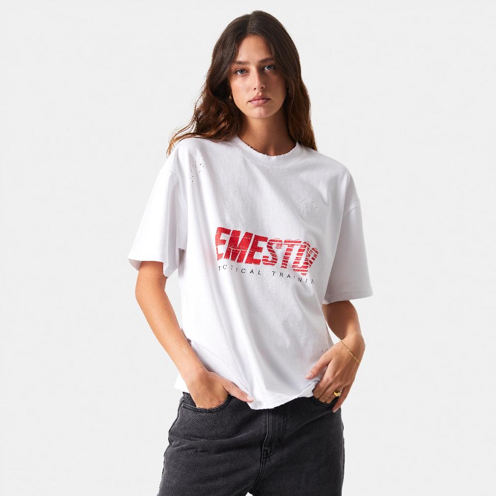 Eme Shove Pearl Oversized Tee Mejor oferta