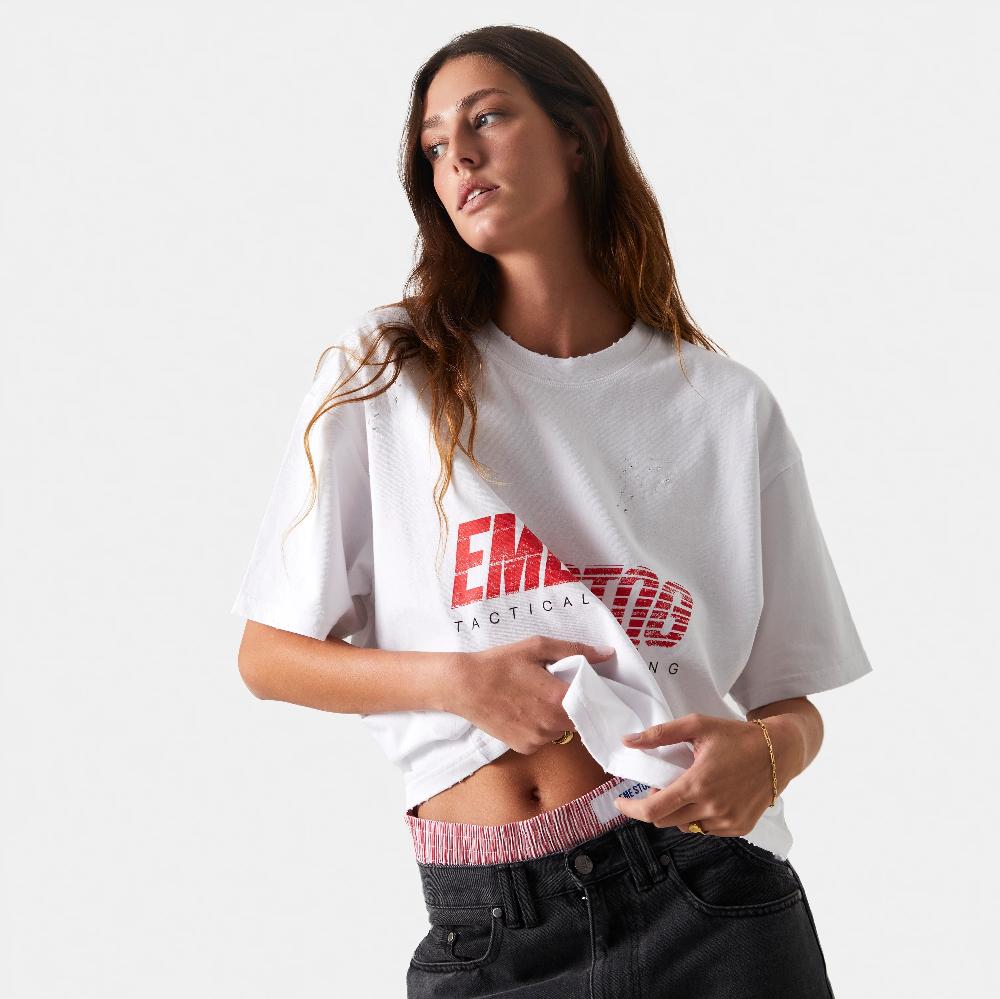 Eme Shove Pearl Oversized Tee Mejor oferta