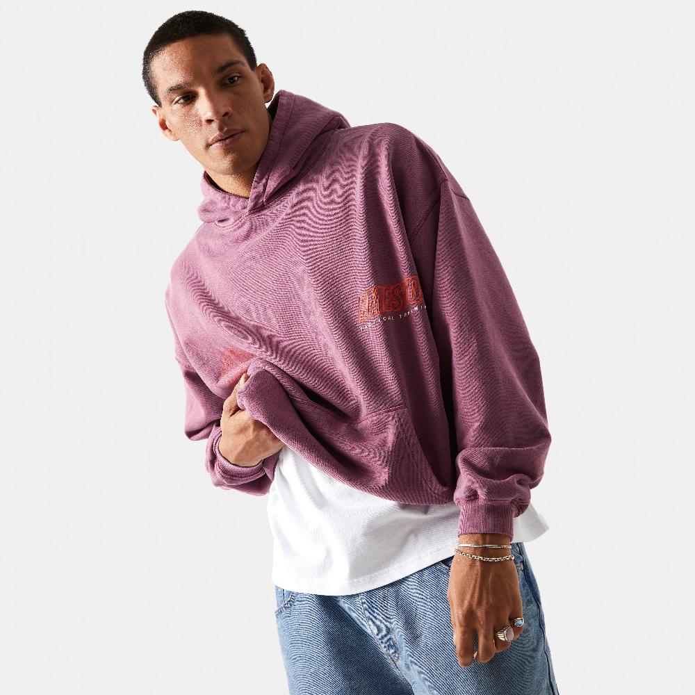 Eme Tatter Merlot Oversized Hoodie Envío gratis