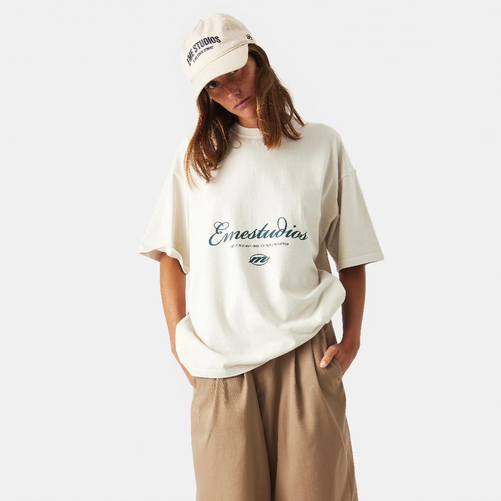 Eme Main Street Off Sand Oversized Tee Últimos 2 días