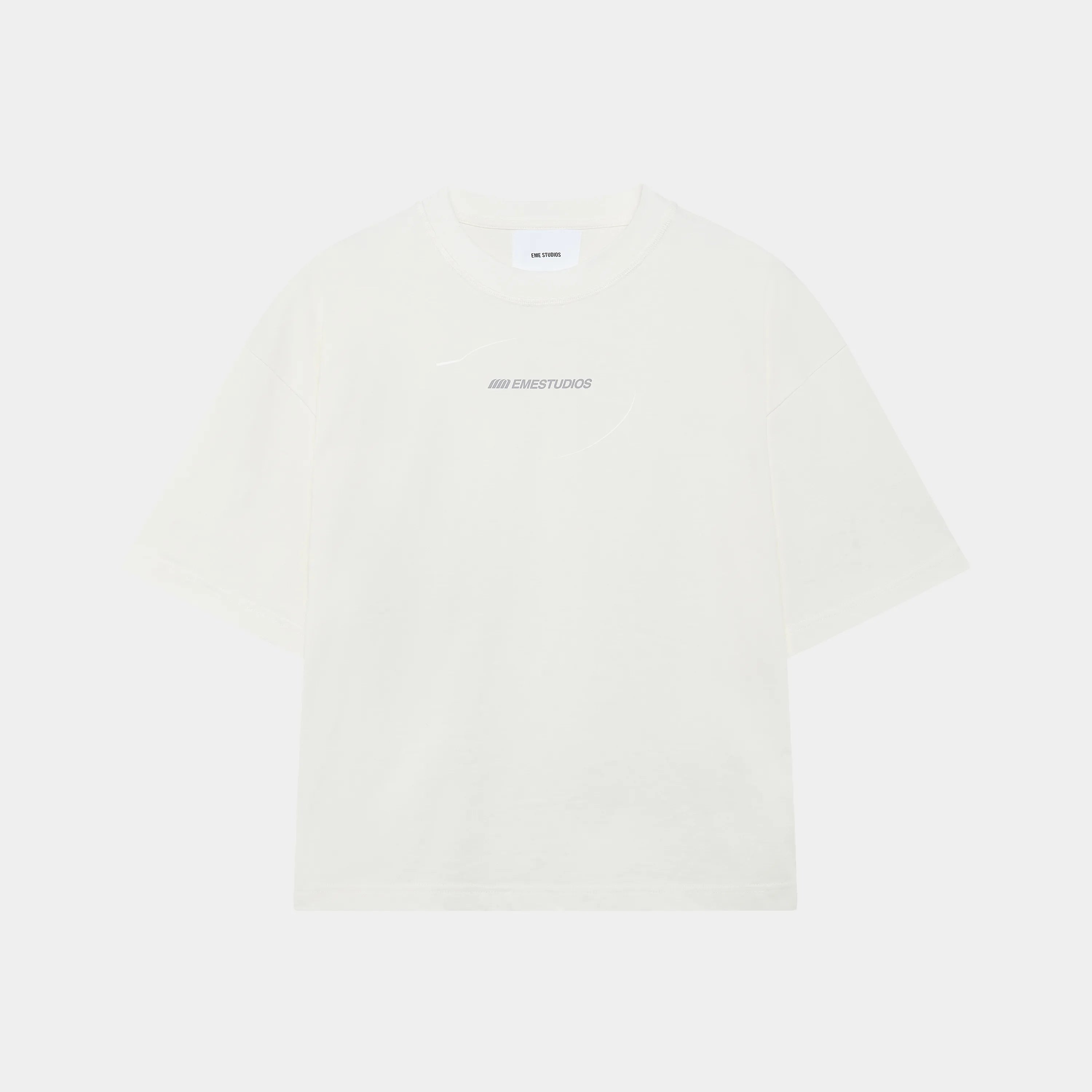 Eme M Plate Off Sand Oversized Tee Envío internacional gratuito