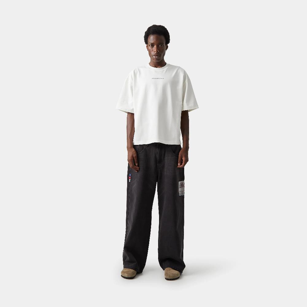Eme M Plate Off Sand Oversized Tee Envío internacional gratuito