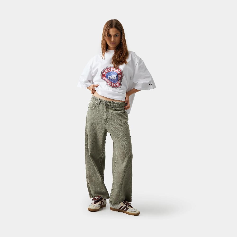 Eme V.S. Pearl Cropped Boxy Tee Tienda de fábrica