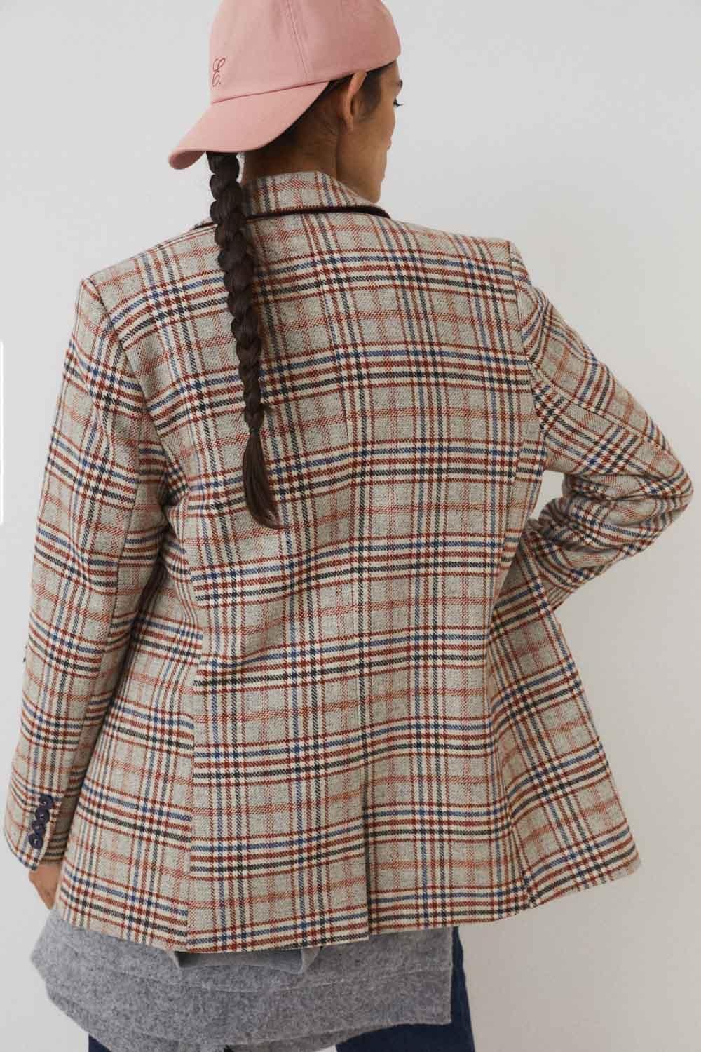 Eseoese BLAZER CUADROS VIENA CHECKS Envío internacional gratuito