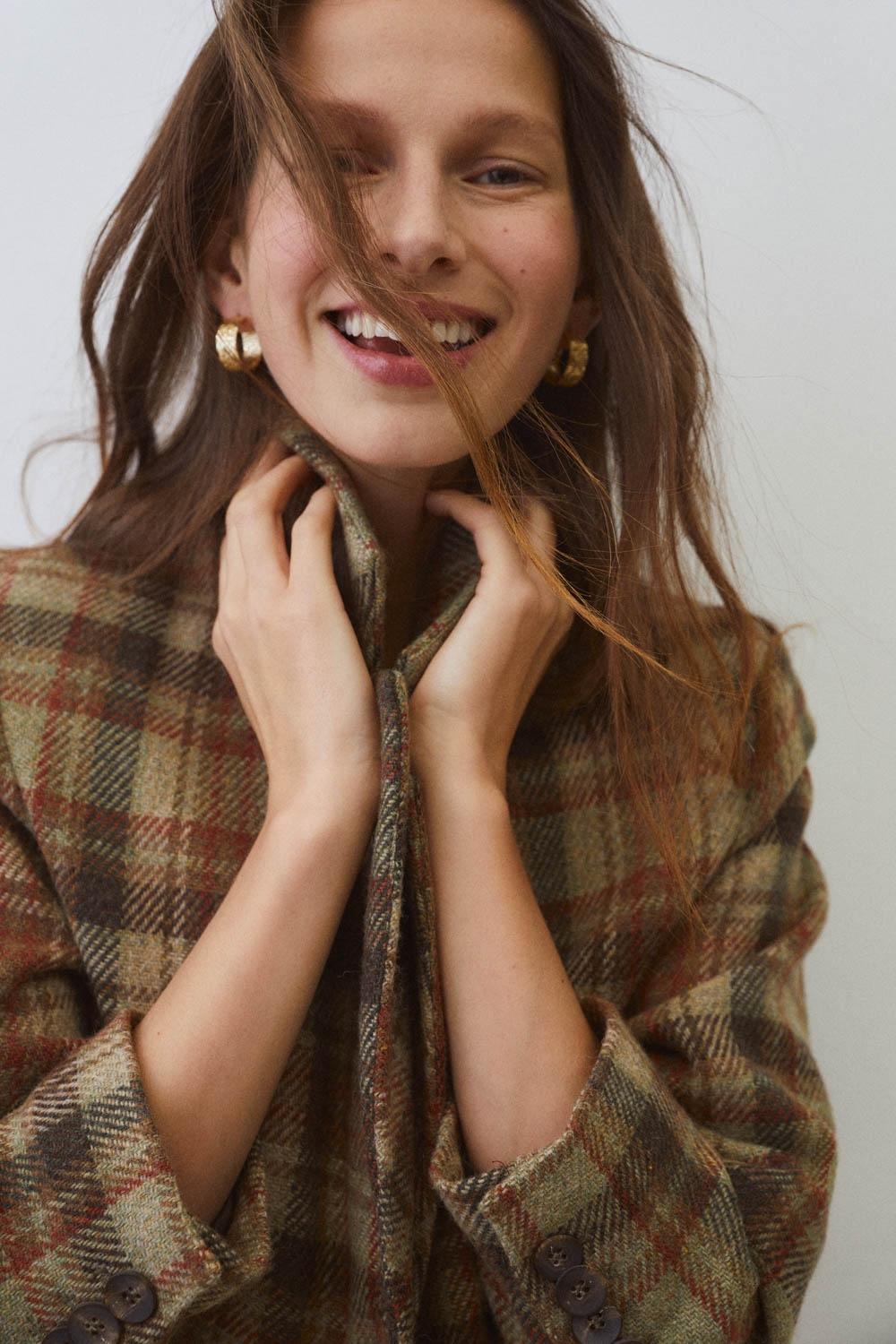 Eseoese BLAZER LANA MANTECO SHETLAND Tienda de fábrica