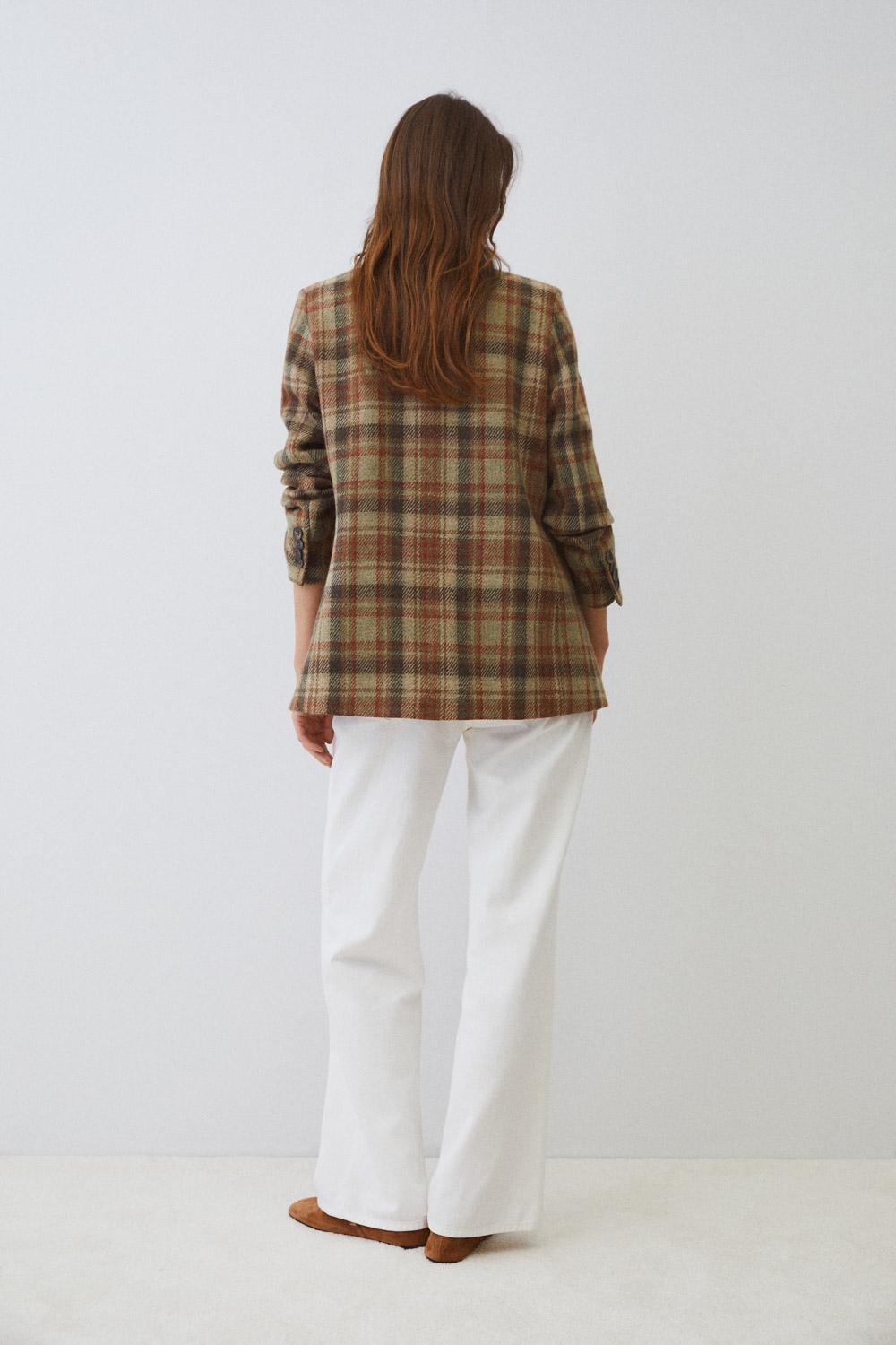 Eseoese BLAZER LANA MANTECO SHETLAND Tienda de fábrica