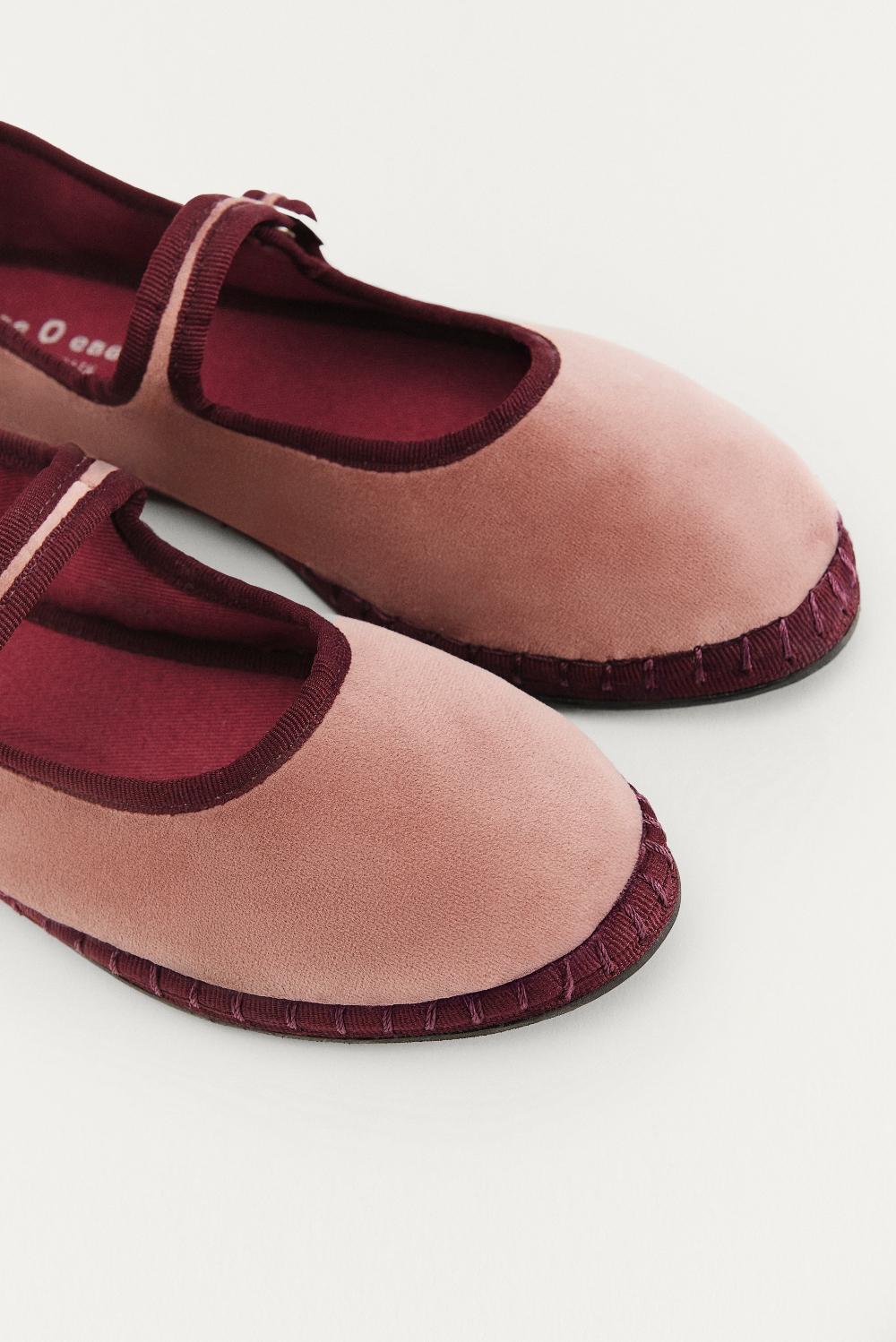 Eseoese ZAPATO TERCIOPELO MARY JANE Venta caliente