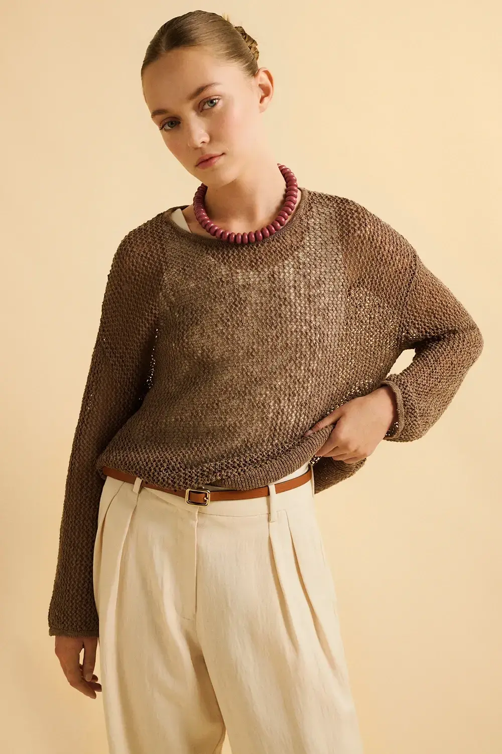 Eseoese JERSEY CROCHET FISHER Outlet
