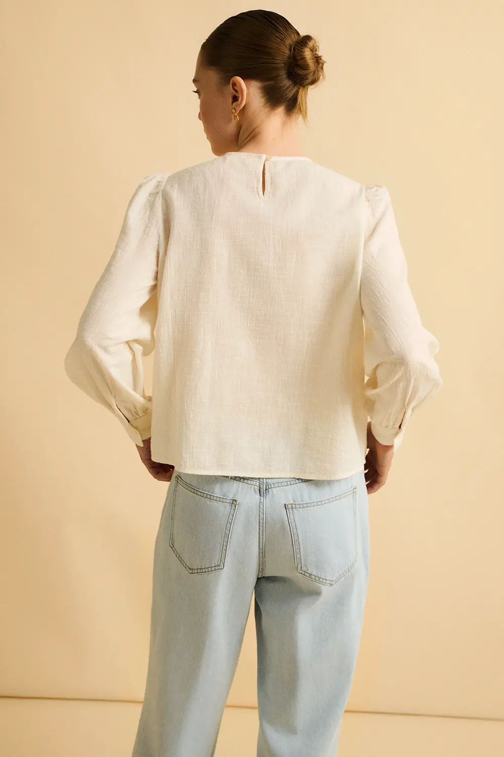 Eseoese CAMISA ROMÁNTICA AMEDIE En oferta