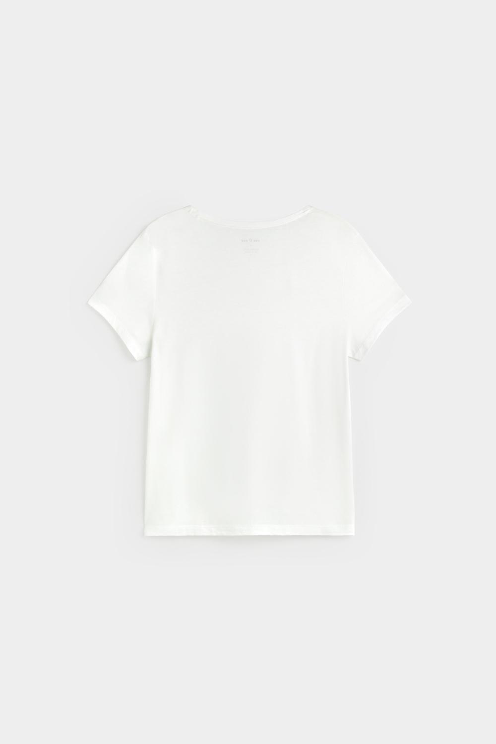 Eseoese CAMISETA ALGODÓN FLUIDA