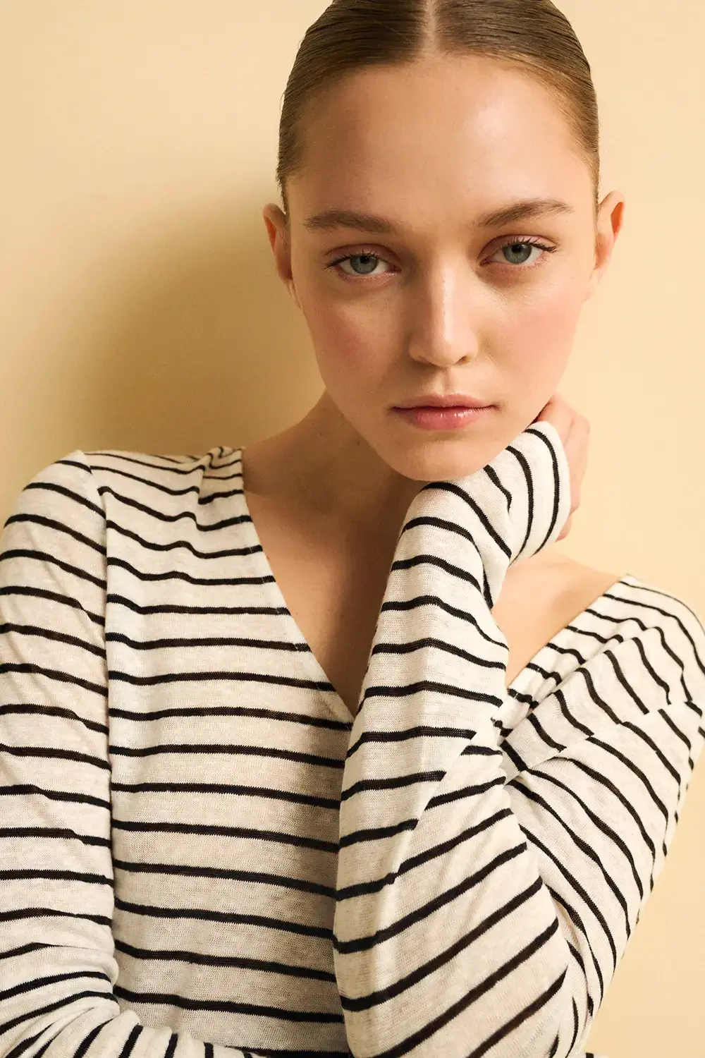 Eseoese CAMISETA LINO LINEN STRIPES Oferta exclusiva