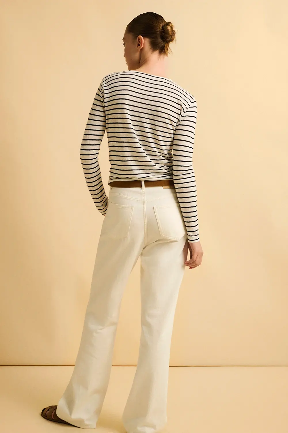 Eseoese CAMISETA LINO LINEN STRIPES Oferta exclusiva