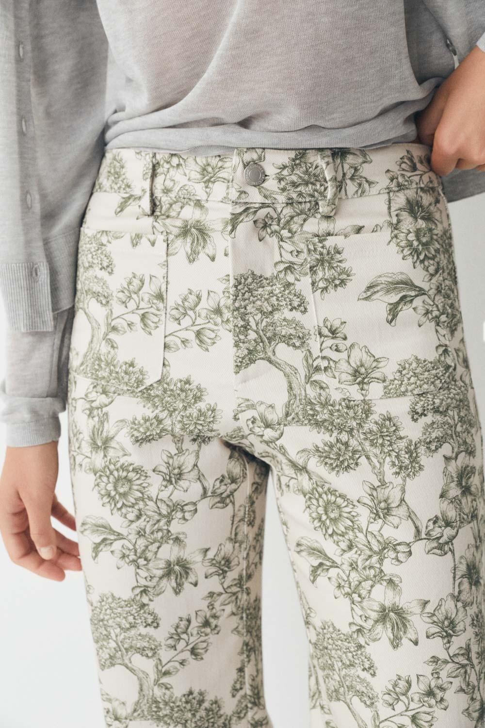 Eseoese PANTALÓN TOILE DE JOUY Ventas relámpago