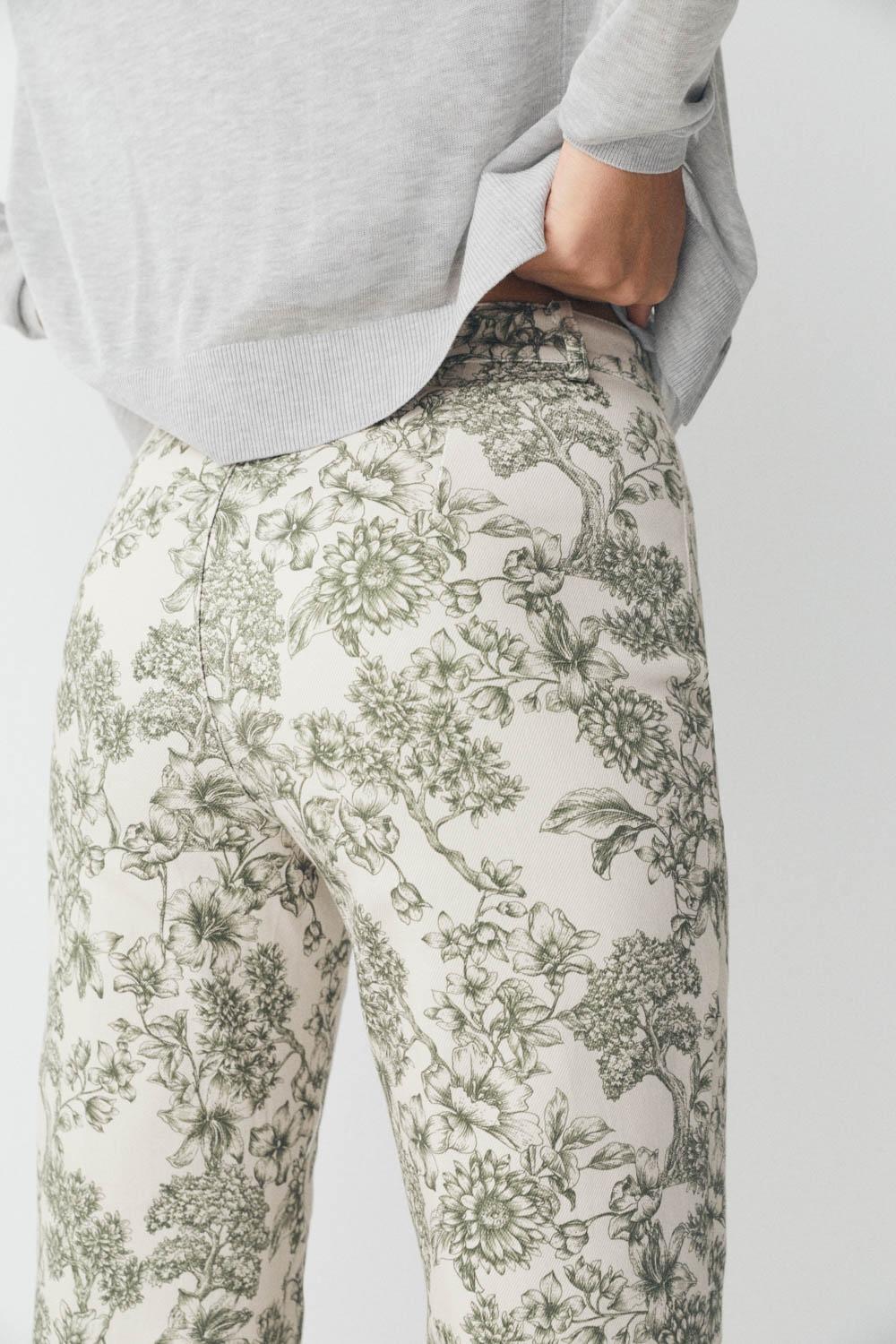 Eseoese PANTALÓN TOILE DE JOUY Ventas relámpago
