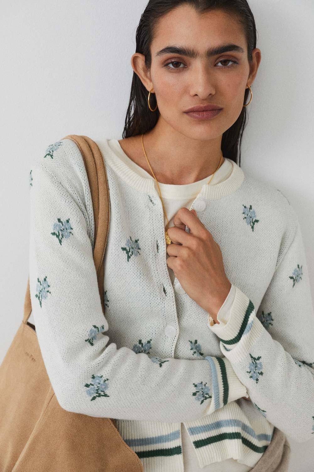 Eseoese CÁRDIGAN JACQUARD RENOIR Oferta especial