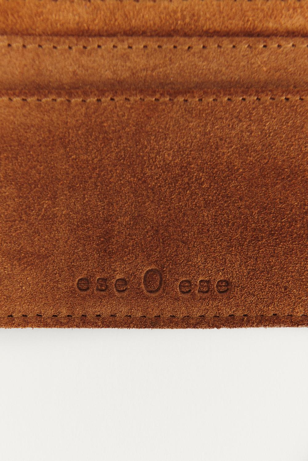 Eseoese TARJETERO PIEL SUEDE Libre de impuestos